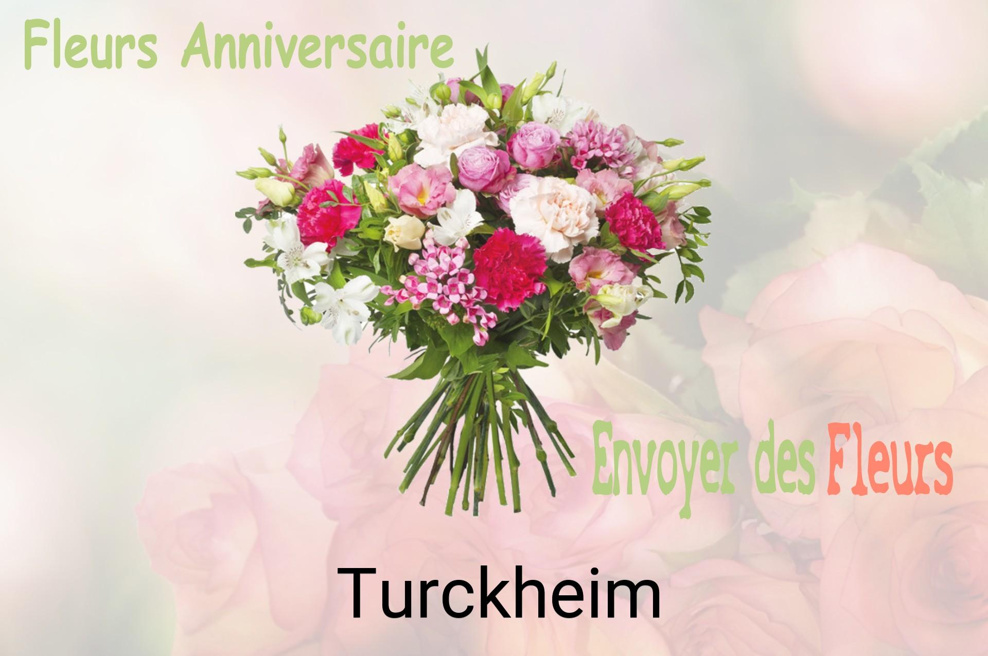 Bouquet de fleurs d’anniversaire livré à Turckheim