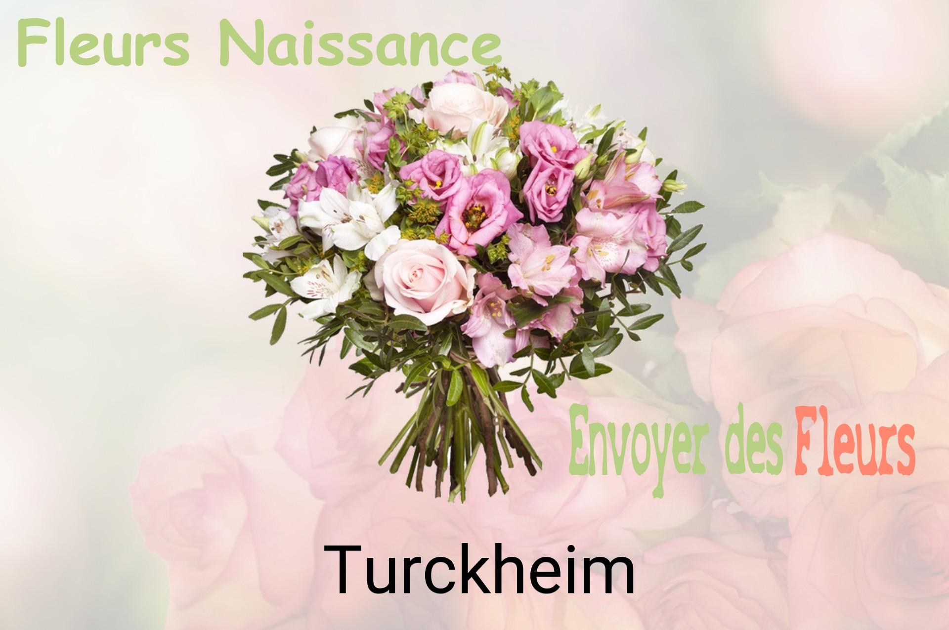 Bouquet de fleurs de naissance livré à Turckheim